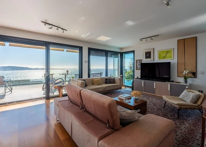 Modern Villa With Sea & River View Pool And Gym.